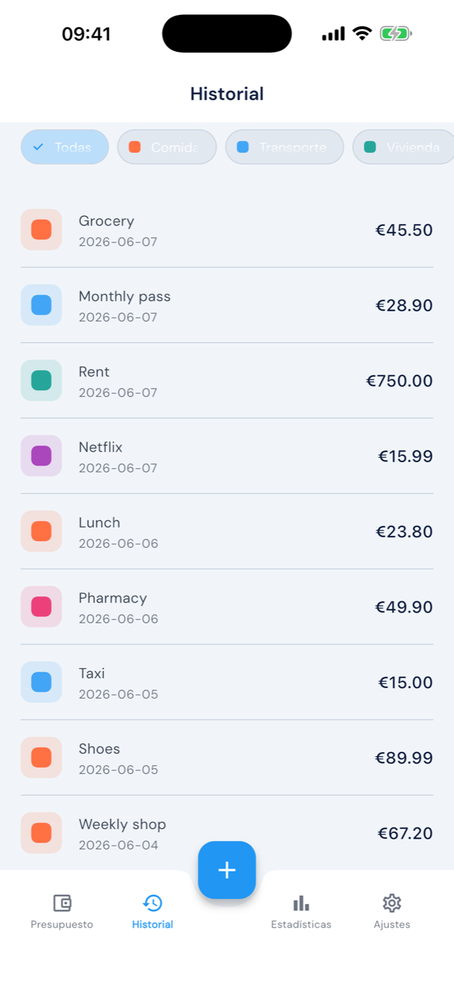 BudgetBrief screenshot
