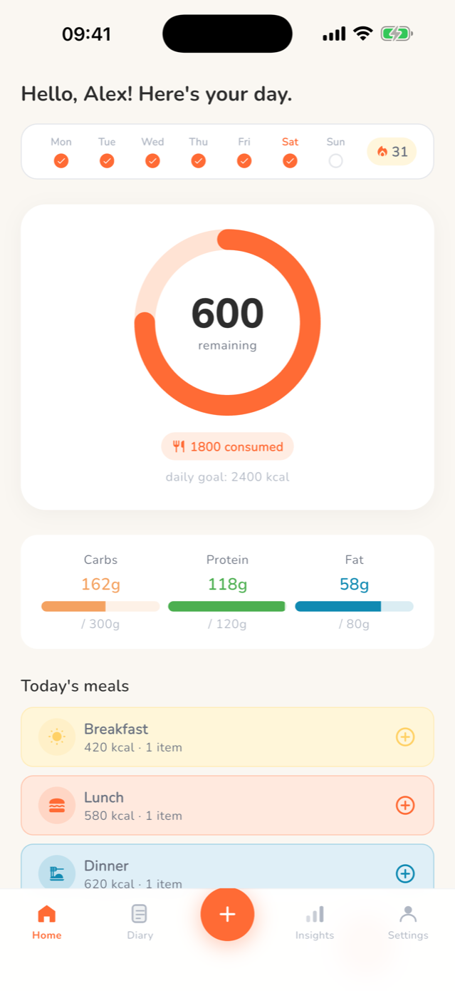 EnjoyMeal screenshot