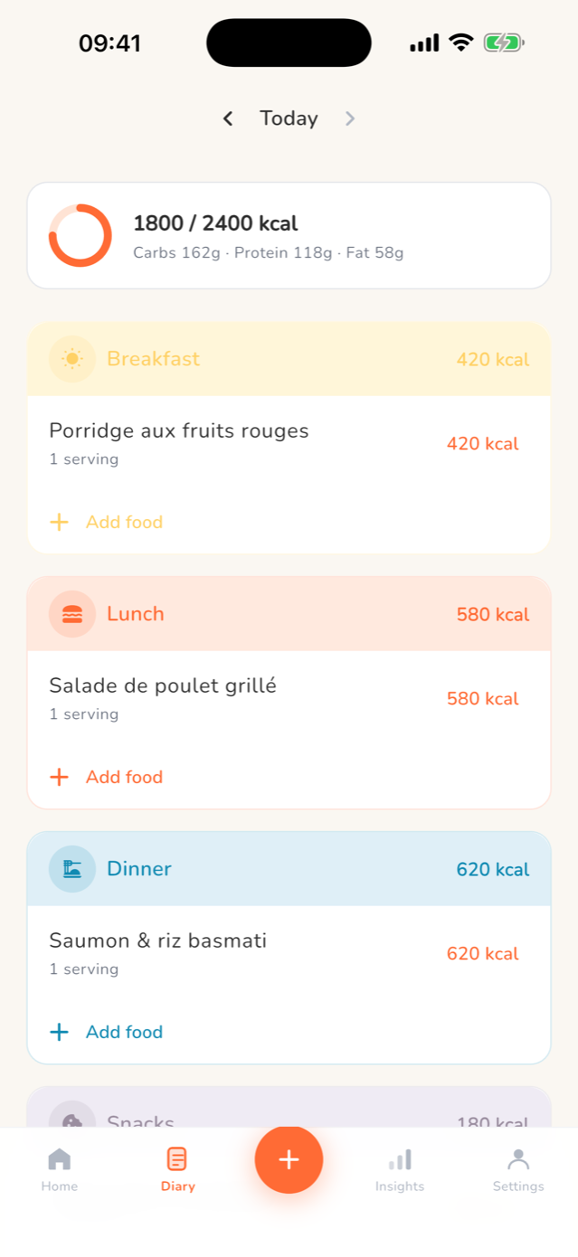 EnjoyMeal screenshot