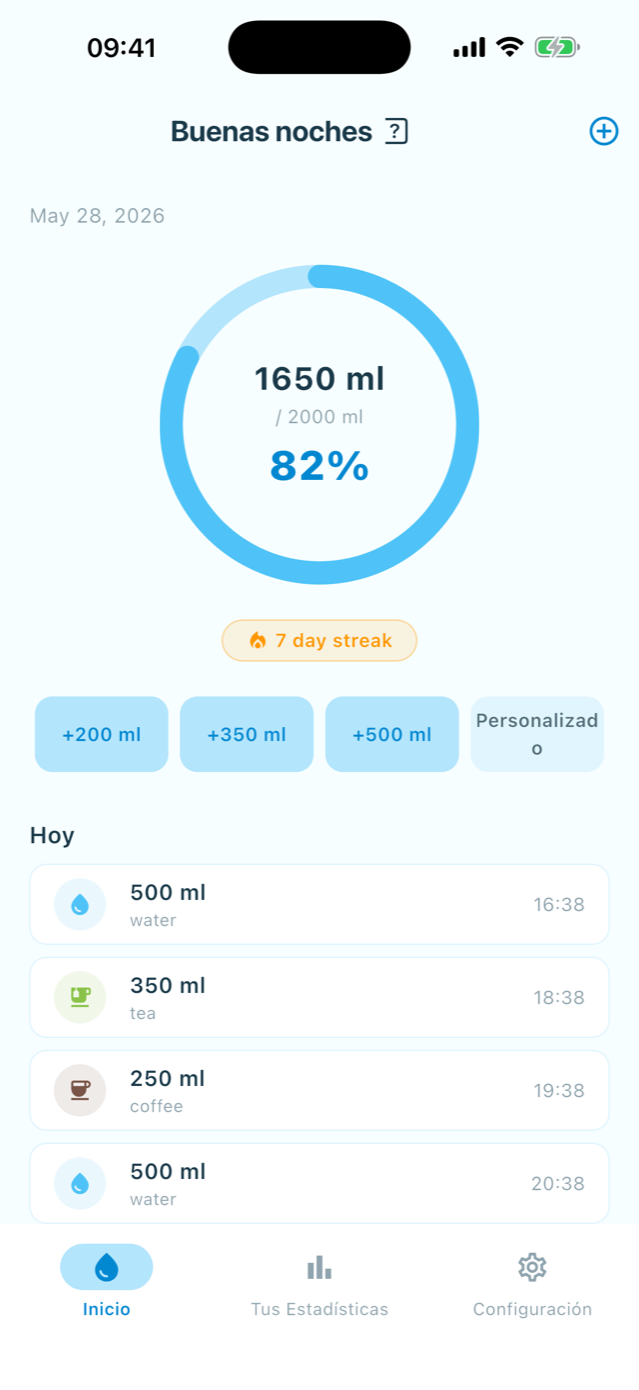 HydroMe screenshot