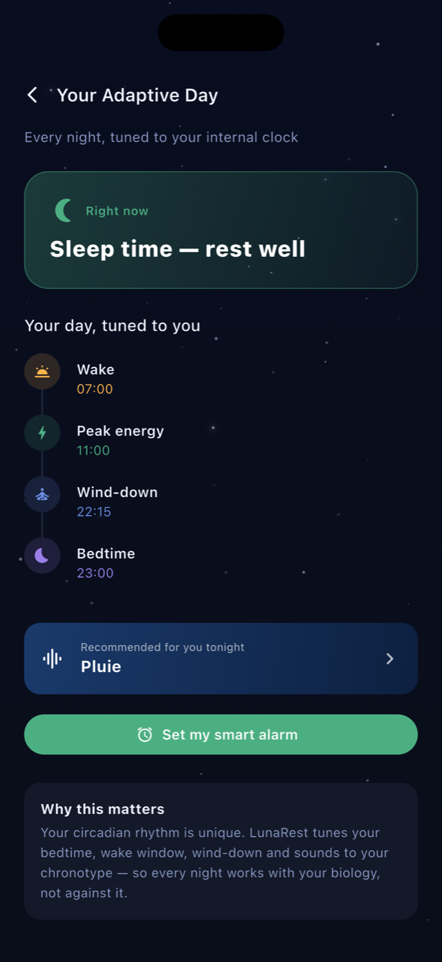 LunaRest screenshot