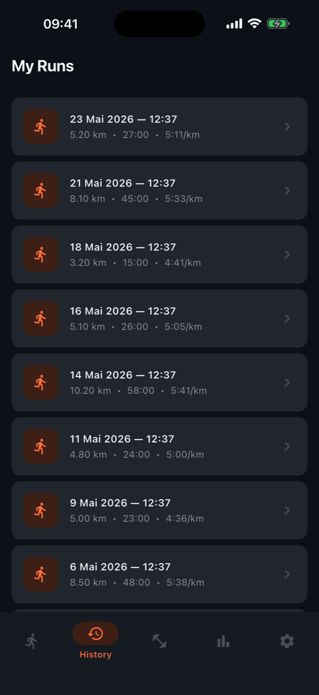 RunFree screenshot