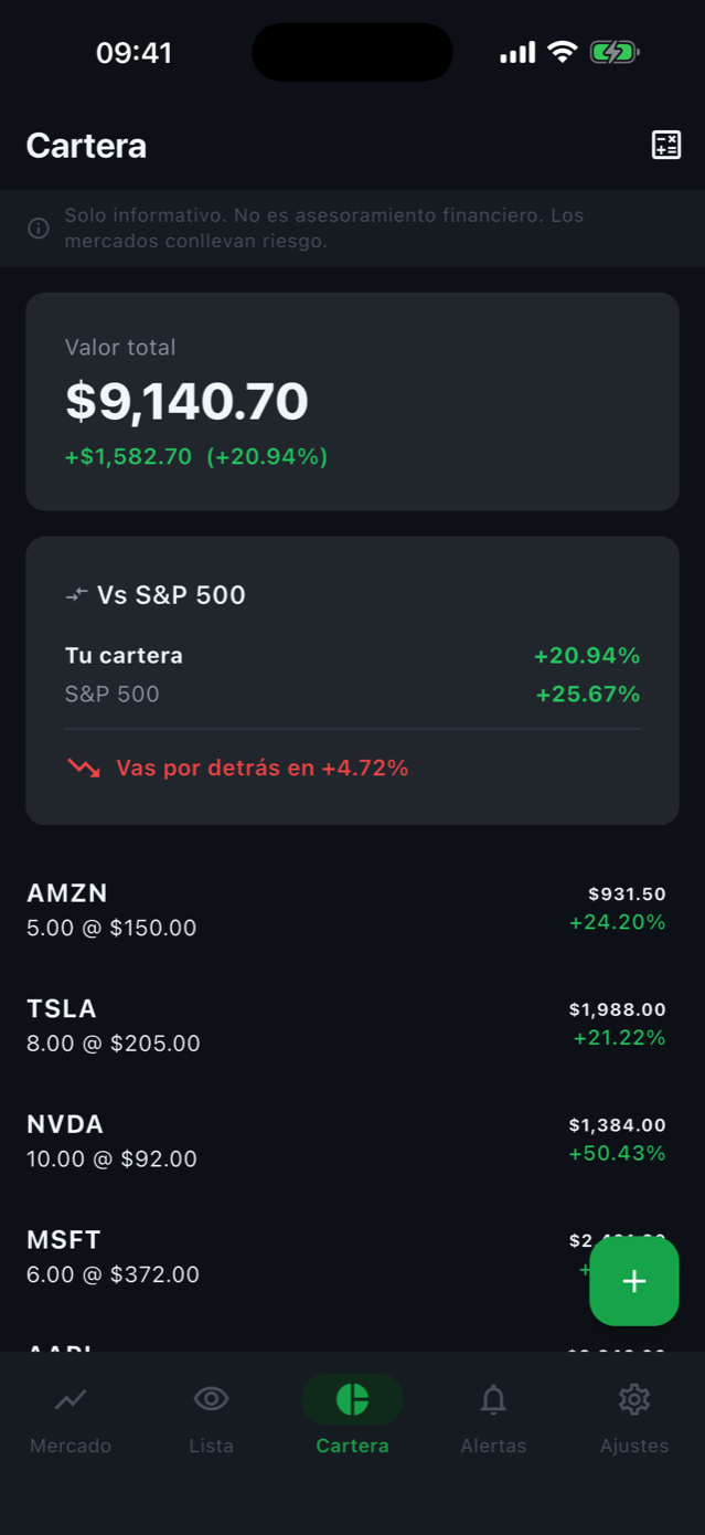 StockWatch screenshot