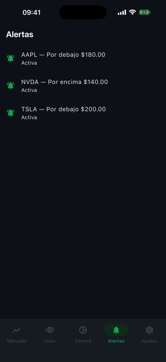StockWatch screenshot